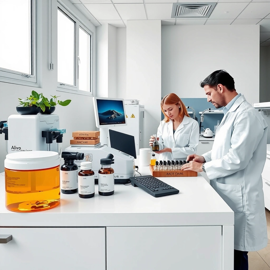 Modern laboratory research and development facility